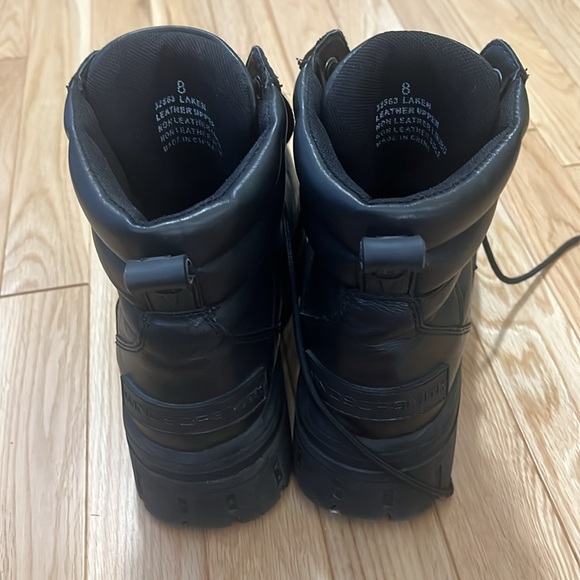 Black Platform lace up boots - Picture 2 of 5